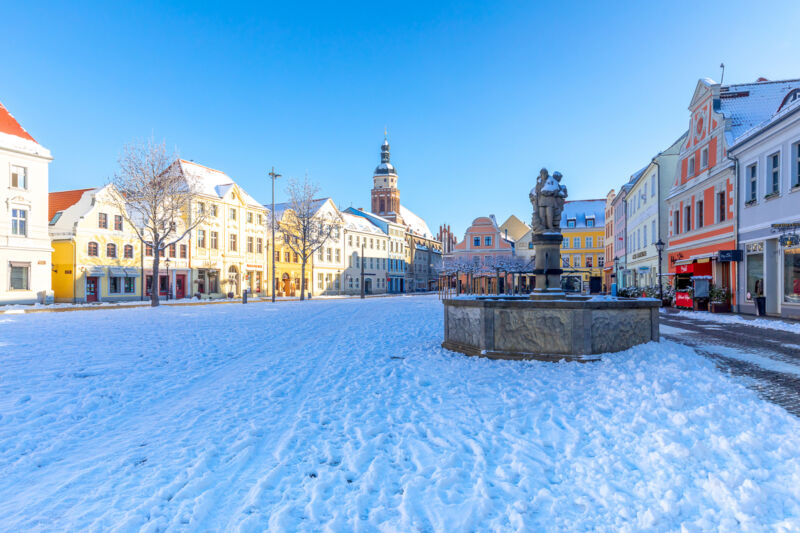 Cottbus im Winter