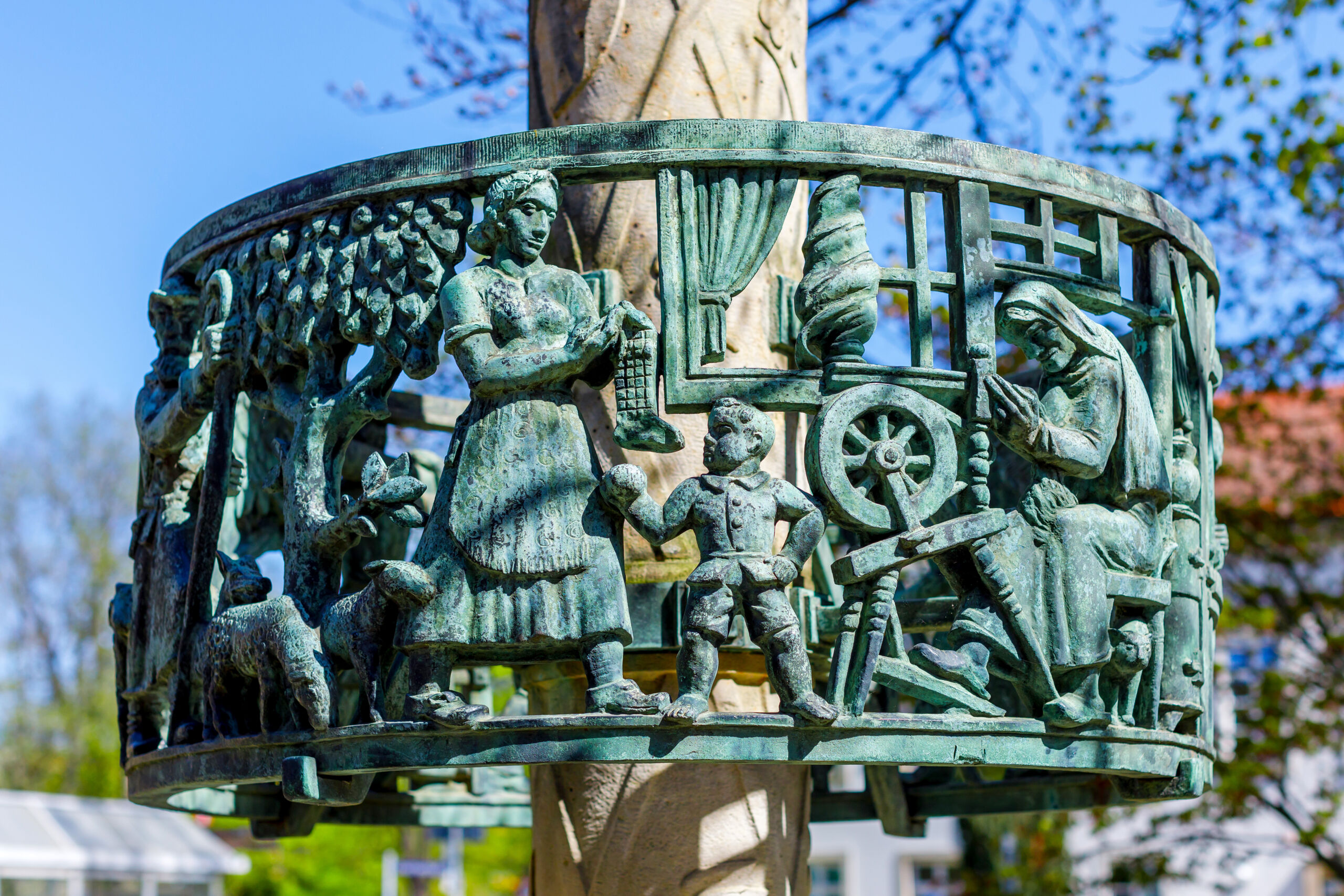 Öffentliche Stadtführung: "Sorbisch/wendisches Lebens in Cottbus“ - Tuchmacherbrunnen